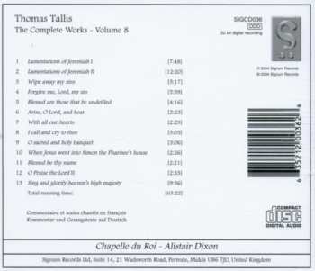 CD Thomas Tallis: Lamentations And Contrafacta 336806