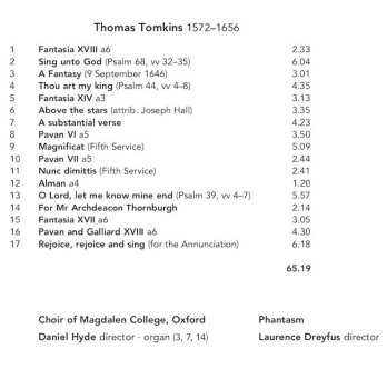 CD Thomas Tomkins: Anthems & Canticles 463952