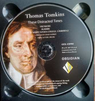 CD Thomas Tomkins: These Distracted Times 407759