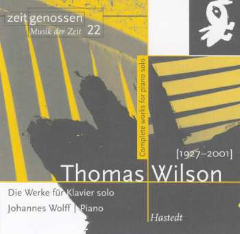 Album Thomas Wilson: Die Werke Für Klavier Solo
