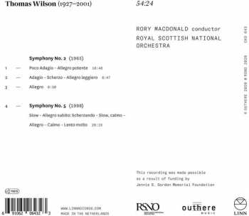 CD Thomas Wilson: Symphonies Nos. 2 & 5 376372