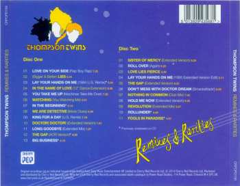 2CD Thompson Twins: Remixes & Rarities 120225