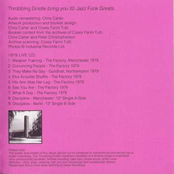 2CD Throbbing Gristle: 20 Jazz Funk Greats 191653