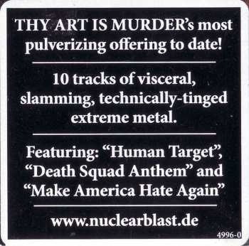 CD Thy Art Is Murder: Human Target DIGI 16747