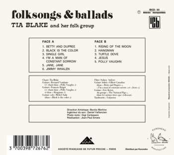 CD Tia Blake And Her Folk-Group: Folksongs & Ballads DIGI 419226