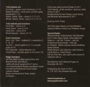 CD Tichá Dohoda: 25 Let Největší Hity Live!