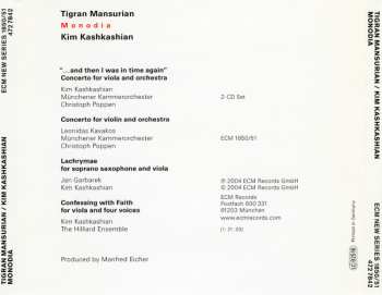 2CD Tigran Mansurian: Monodia 270894