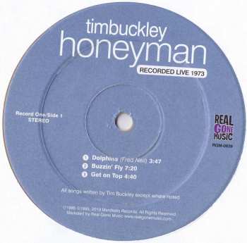 2LP Tim Buckley: Honeyman, Recorded Live 1973 LTD 359887