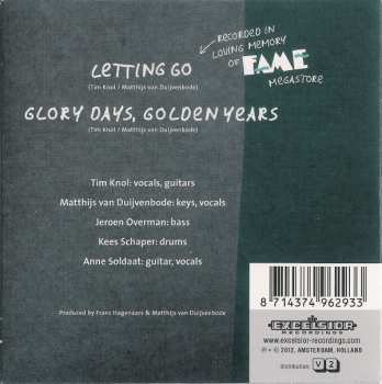 CD Tim Knol: Letting Go / Glory Days, Golden Years 179517