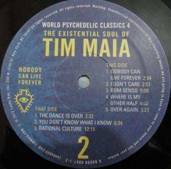 2LP Tim Maia: Nobody Can Live Forever (The Existential Soul Of Tim Maia) 350127