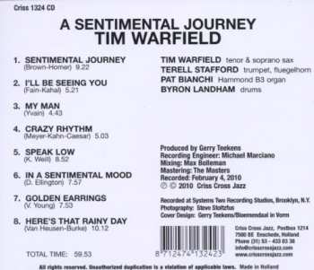 CD Tim Warfield: A Sentimental Journey 118209