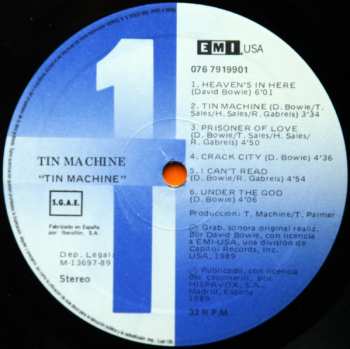 LP Tin Machine: Tin Machine