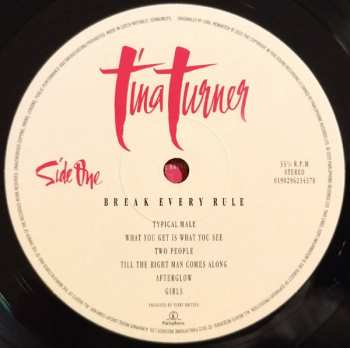 LP Tina Turner: Break Every Rule 413100