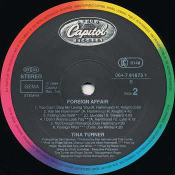 LP Tina Turner: Foreign Affair 518725