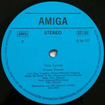 LP Tina Turner: Private Dancer 521607