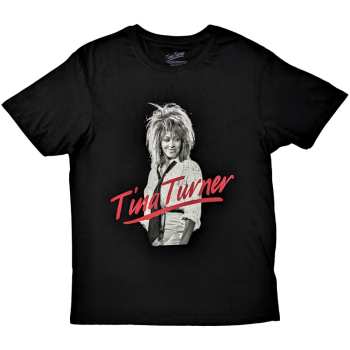 Merch Tina Turner: Tina Turner Unisex T-shirt: Red Logo (medium) M