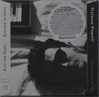 CD Tiziano Popoli: Burn the Night / Bruciare la Notte: Original Recordings, 1983–1989 333336