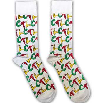 Merch TLC: Tlc Unisex Ankle Socks: Logo Repeat (uk Size 7 - 11) 42 - 47