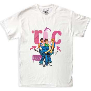 Merch TLC: Tlc Unisex T-shirt: Kicking Group (xx-large) XXL