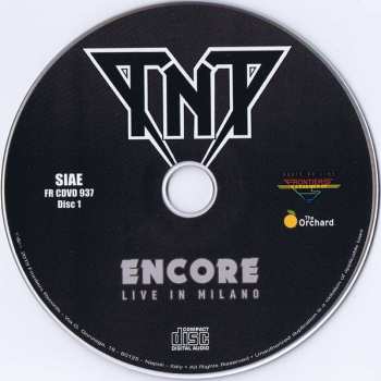 CD/DVD TNT: Encore Live In Milano DLX 11152