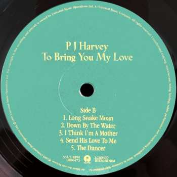 LP PJ Harvey: To Bring You My Love 36744