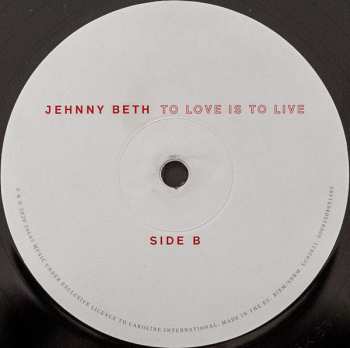 LP Jehnny Beth: To Love Is To Live 36767