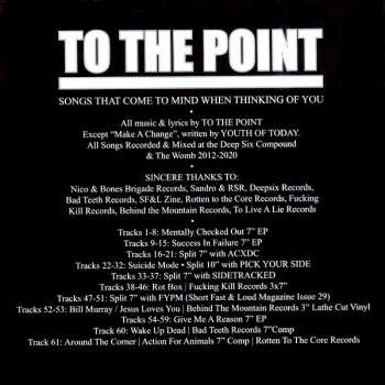 CD To The Point: Songs That Come To Mind When Thinking Of You 274505