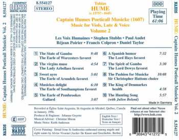 CD Tobias Hume: Captain Humes Poeticall Musicke Volume 2 382187
