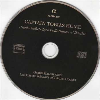 CD Tobias Hume: «Harke, Harke!» Lyra Violls Humors & Delights 328154