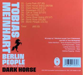 CD Tobias Meinhart: Dark Horse - Berlin People 441617