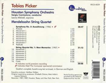 CD Tobias Picker: Symphony No. 2 / String Quartet No. 1