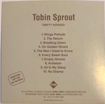 CD Tobin Sprout: Empty Horses 462602