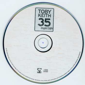 CD Toby Keith: 35 mph Town