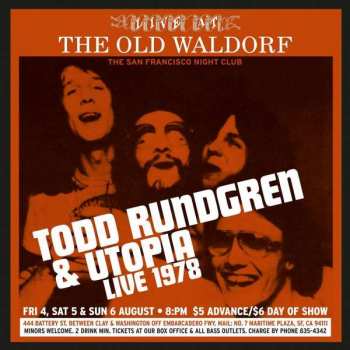 Album Todd Rundgren: Live At The Old Waldorf