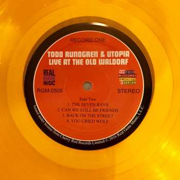 2LP Todd Rundgren: Live At The Old Waldorf LTD | CLR 343860