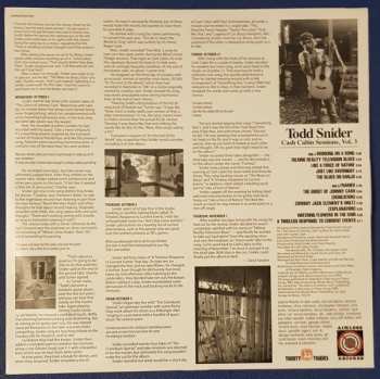 LP Todd Snider: Cash Cabin Sessions, Vol. 3 363200