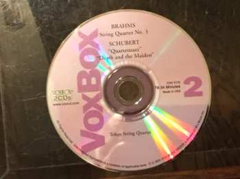 2CD Tokyo String Quartet: Brahms: Complete String Quartets—Schubert: “Death and the Maiden,” Quartettsartz 
