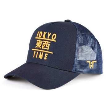 Merch Tokyo Time: Mesh Back Cap Tt Heritage Gold Logo Tokyo Time
