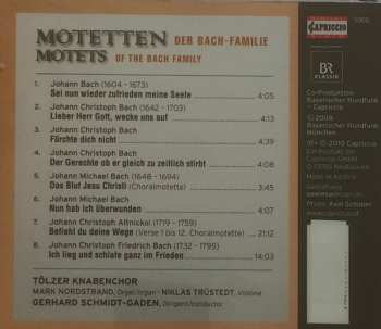 CD Tölzer Knabenchor: Motetten Der Bach-Familie = Motets Of The Bach-Family 148270