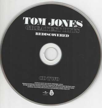 2CD Tom Jones: Greatest Hits Rediscovered 14895