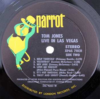 LP Tom Jones: Live In Las Vegas 412239