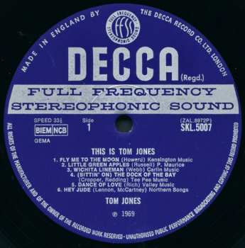 LP Tom Jones: This Is Tom Jones 505923