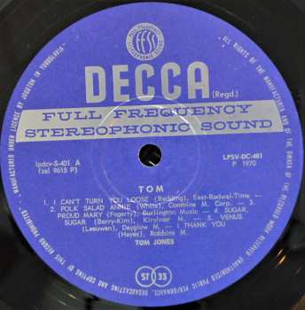 LP Tom Jones: Tom 42219
