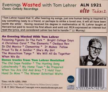 CD Tom Lehrer: Evenings Wasted with Tom Lehrer 519838