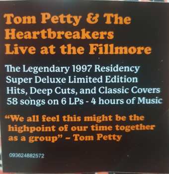 6LP/Box Set Tom Petty And The Heartbreakers: Live At The Fillmore - 1997 DLX | NUM | LTD 403617