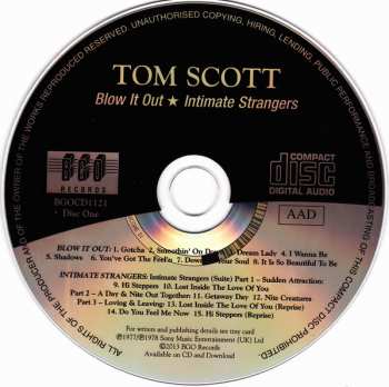2CD Tom Scott: Blow It Out / Intimate Strangers / Street Beat 359399