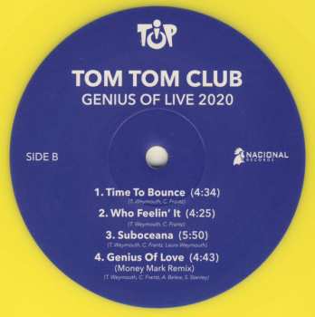 LP Tom Tom Club: Genius Of Live 2020 CLR 451344