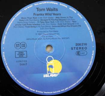 LP Tom Waits: Franks Wild Years