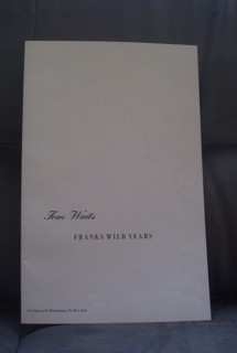 LP Tom Waits: Franks Wild Years