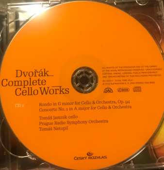 2CD Tomáš Jamník: Dvorák Complete Cello Works 404455